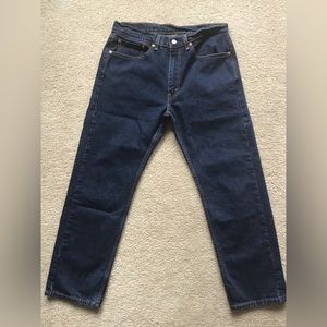 Levi Men’s 505 Jeans W34 L29 Dark Wash